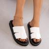 Mode Sommer Damen Hausschuhe Casaul Plateau Flats Sandalen Schuhe Weiblich Weiß Schwarz Strand Pantoletten Schuhe Indoor Outdoor Große Größe