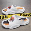Summer New One-word Drag Men's Shoes Sandals Large Size Korean Version Casual Fashion Comfortable Men's Beach Shoes Slippers