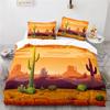 Desert Cactus Landscape Printed Bedding Set 3d Duvet Cover Sets Pillowcases Adult Children Twin Full Queen King Size Bedclothes