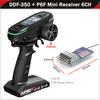 DUMBORC DDF-350 10CH Remote Controller 2.4G 10Channel Transmitter P6F P6DC Gyro Receiver for Drift Car Tank Boat Robot Toy Wltoy
