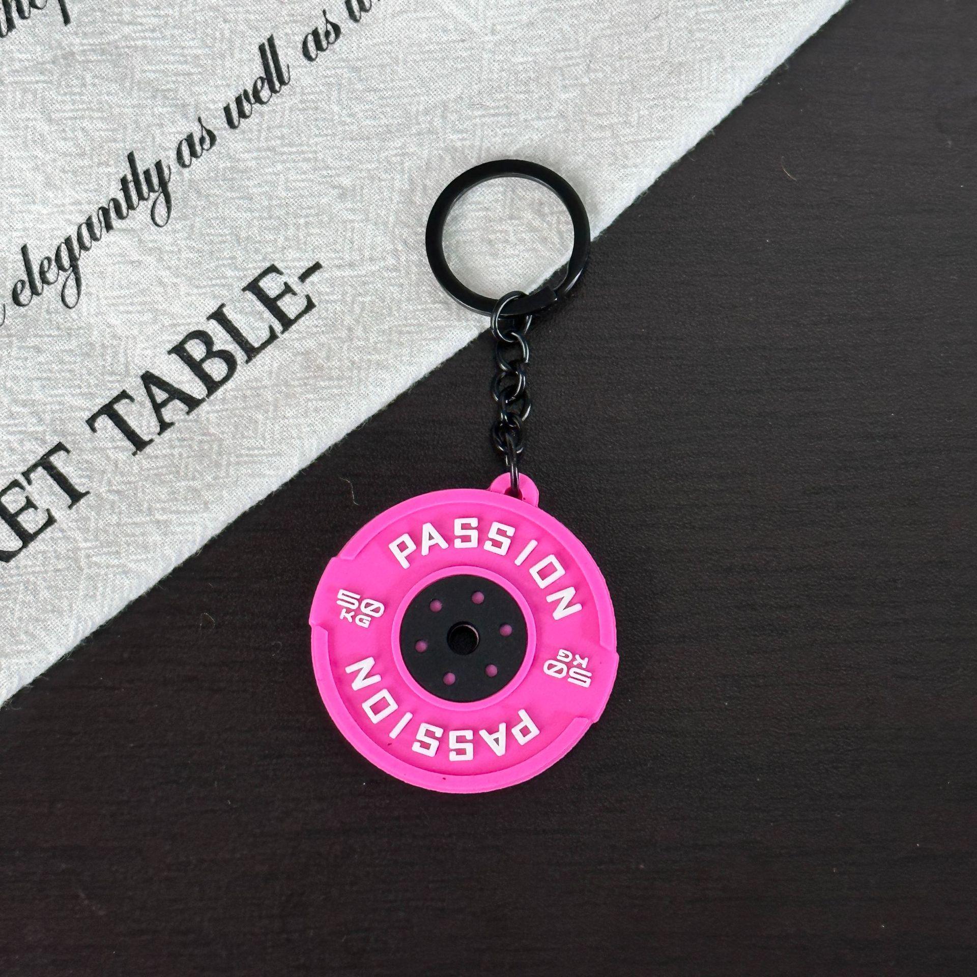 

Металлический брелок-гантель в стиле Miu: Фитнес Шарм и Украшение для сумки