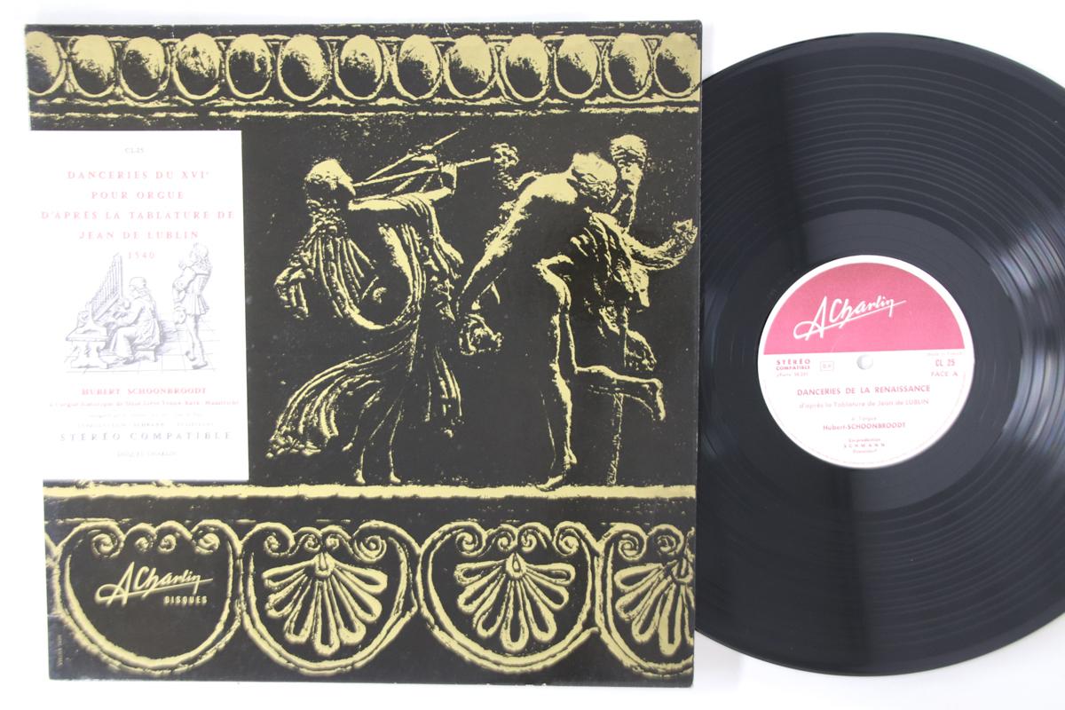 

LP Record JAN VAN LUBLIN, HUBERT SCHOONBROODT - Danceries du XVIe [sicle] pour org CL25 Disques A Charl 1968 France Classical Used