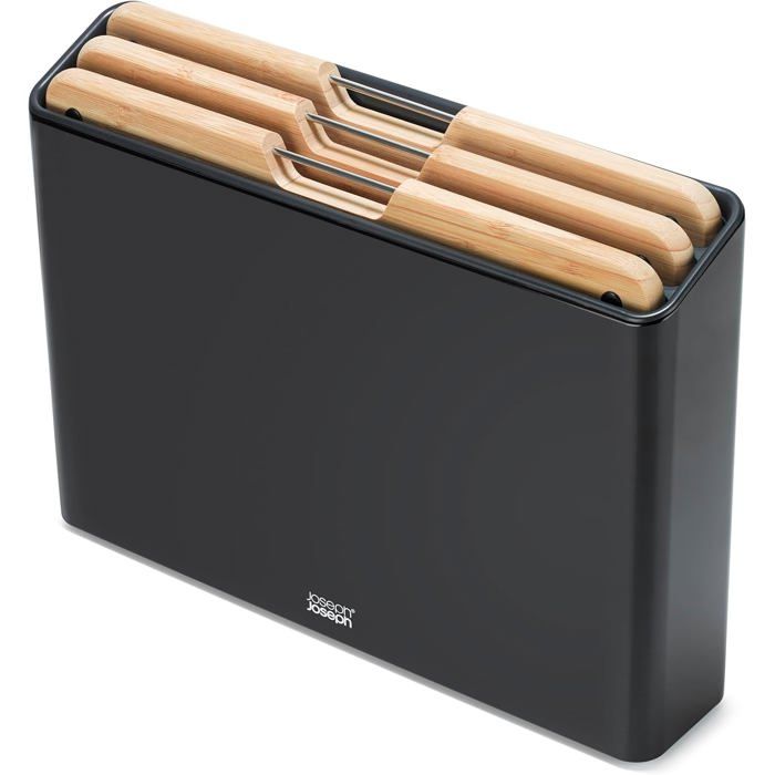 Joseph Joseph Schwarz Folio™ Steel Bamboo Schneidebretter - Bild 6