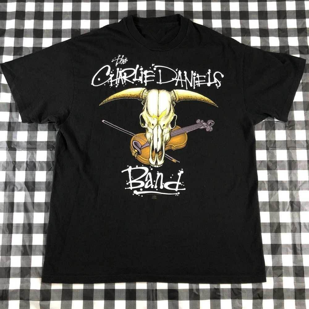 

VTG Charlie Daniels Band Music Tour Cotton Black S-5XL For Men T Shirt TT275 Unisex T-Shirt M