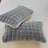 Warm Plaid Pillowcase Quilted Pillow Cover Minimalist Throw Pillow Towel  Hotel