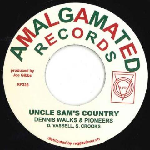 

7-дюймовая пластинка DENNIS WALKS, PIONEERS / HIPPY BOYS - Uncle Sam s Country / Hippys Are He RF336 Amalgamated/Reg 2021 Европа Регги, Ска и Даб Б/У