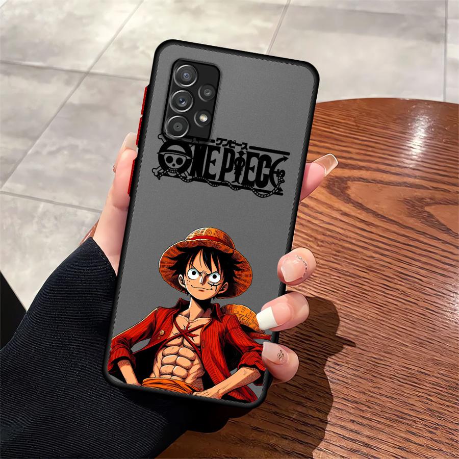 Anime One Piece Luffy Cool Case for Samsung Galaxy A73 A33 A34 A36 A52S A72 A16 A15 A53 A17 A52 A54 A14 A23 A56 A55 A35 Phone