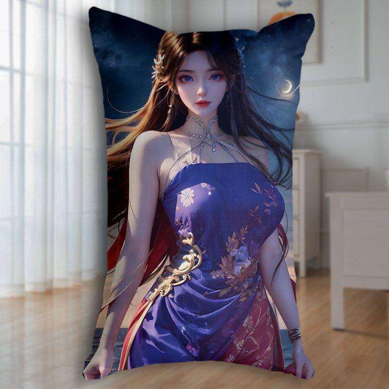 Anime Student Dormitory Room Bedroom Sleeping Pillow Sofa Decorative Cushion
