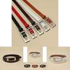 Classic Leather Womens Belt With Alloy Buckle For Business And Casual Wear