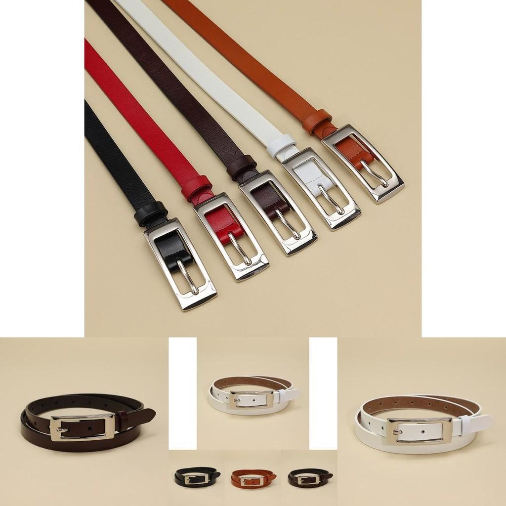 Classic Leather Womens Belt With Alloy Buckle For Business And Casual Wear