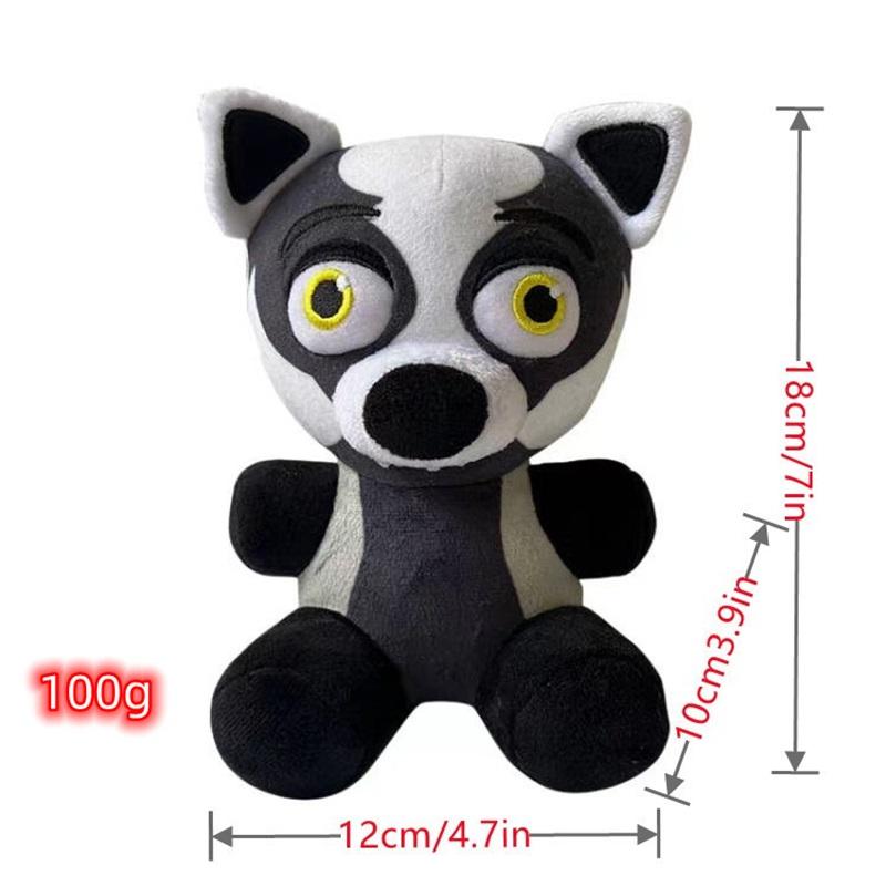 Fnaf series midnight bear plush toys, wire rabbit, game peripheral mutant dolls