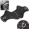 Motorcycle Universal Black PU Leather Heat Saddle Shield Deflectors For Harley Touring Sportster Dyna Honda Yamaha Suzuki Custom