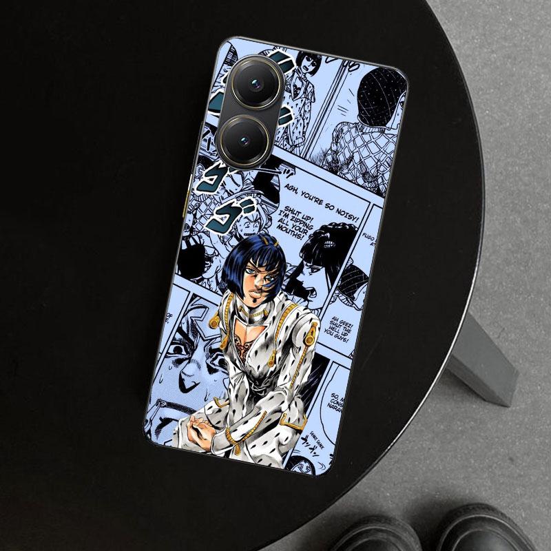 JoJo Adventure Bruno Buccellati Phone Case Cover for Xiaomi Poco X6 X5 X7 Pro F7 Ultra Redmi 15C 15 13C 13 12C 12 10C 10 10A 9C