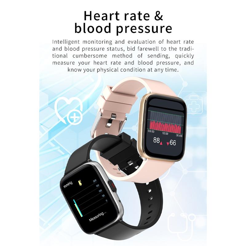 LIGE Männer Smartwatch Bluetooth Anruf Full Touch Armband Wasserdicht