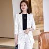 Teloram Tweed Plaid Women's Suit Set