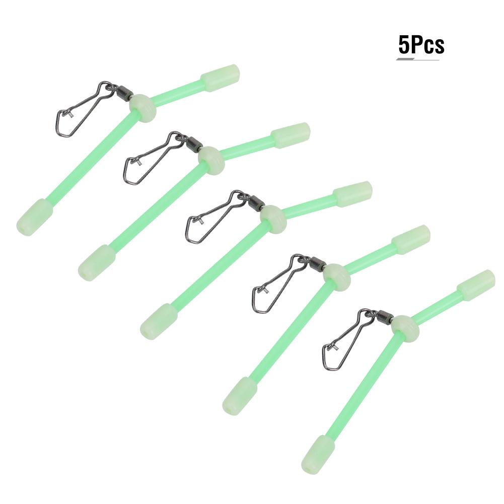 5PCS Durable Small Style PVC Fishing Tube Balance Connector Fisher Tackle Accessory