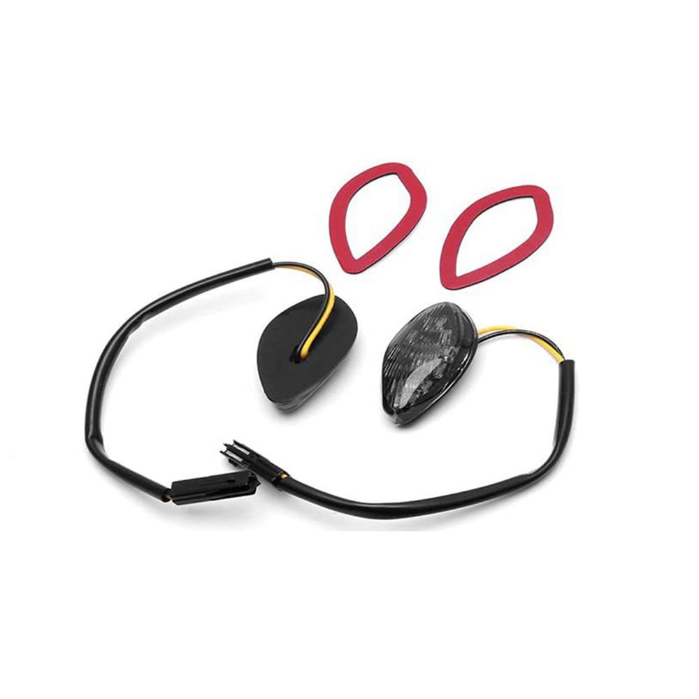 

2Pcs Flush LED Turn Signal amber Lights Blinkers Fits For Honda Grom 2013-2019