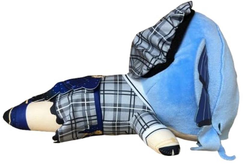 Suisei Hoshimachi Lying Down Plush 1 Official Toy, Approx. 26cm, Type,