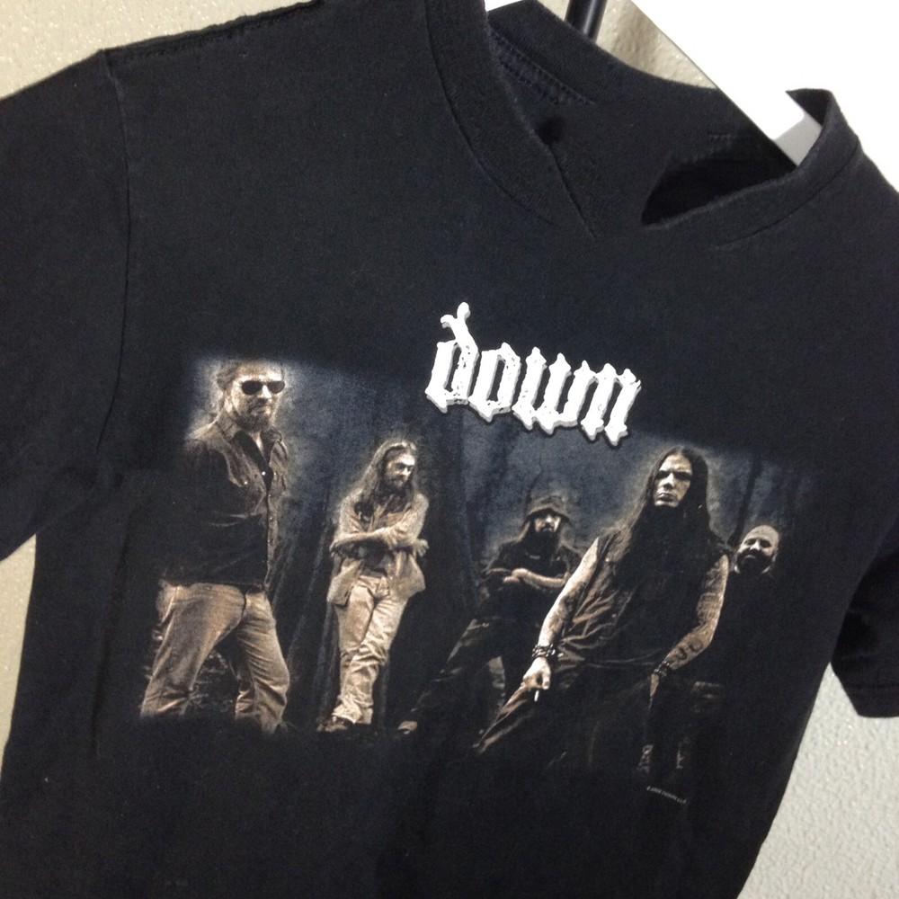 Down Band 2002 Cotton Short Sleeve Black Reprint Men S5XL TShirt Unisex T-Shirt XXXXL