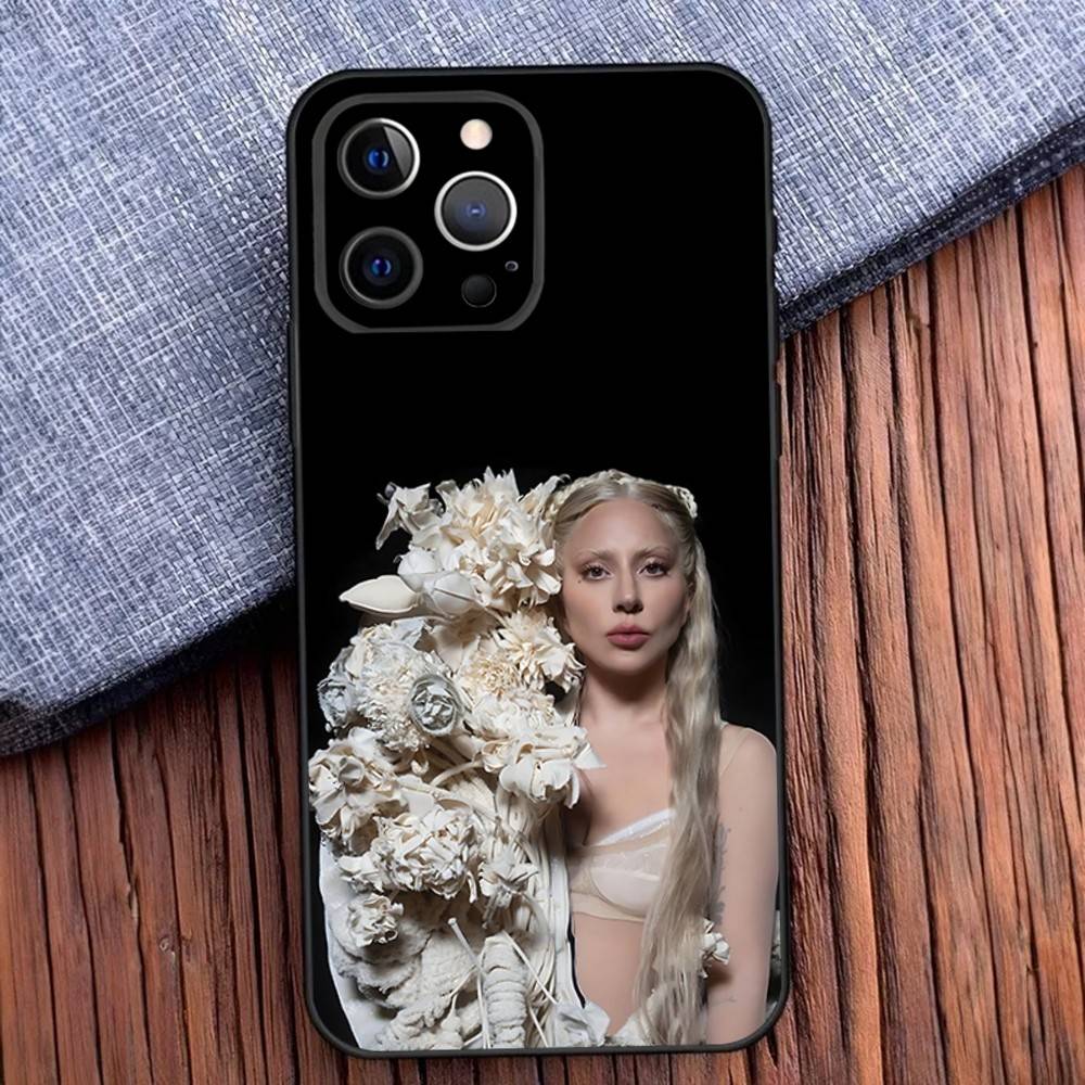 Mayhem L-Ladys G-Gaga Phone Case For iPhone 16,15,14,13,12,11,Pro,X,XS,Max,XR,Plus,Mini Black Soft Silicone Case