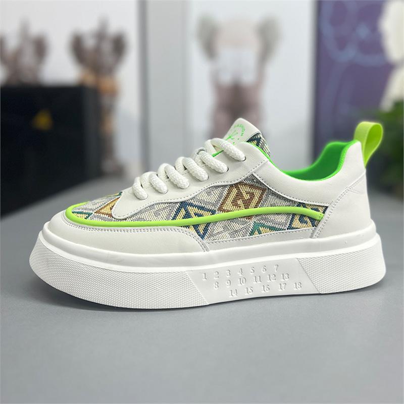 Jarní nové prodyšné látkové dědovské boty ležérní skate boty dl