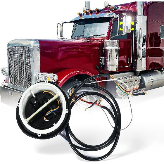 

High Soar Door Mirror Power Motor for Kenworth T370, T470, T600, T660, T700, T2000, Peterbilt 325, 330, 335, 337, 340, 348, 365, 367, 379, 382, 384, Left / Drive Side