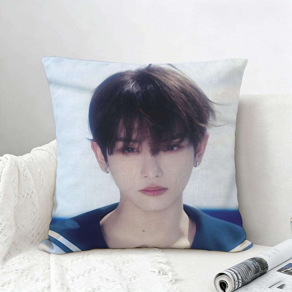 Kpop HARUA Cushion Cover Natural Linen Pillowcase Set AllinOne Decor for Sofa Bedroom Chair