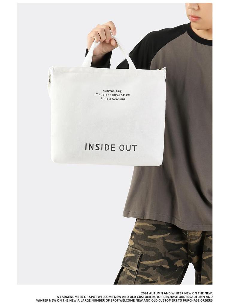 Retro Women's Canvas Tote: Large-Capacity Crossbody, Shoulder & Handbag for Students & Commuters