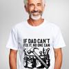 26 Als Papa Kan&039;t Fix It No One Can T-shirt, Ultieme Fixer Shirt met Gereedschapsriem, Unisex T-shirt