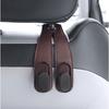 1pc Universal Car Seat Back Hooks - Heavy-Duty PVC Leather Multi-Functional Organizer for Bags, Shopping, Beverages