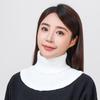 Winter Knitted Cotton Ring Scarf Solid Color Woman Soft Neck Protection Scarf Outdoor Warmer Fake Collar Scarf 25*17Cm