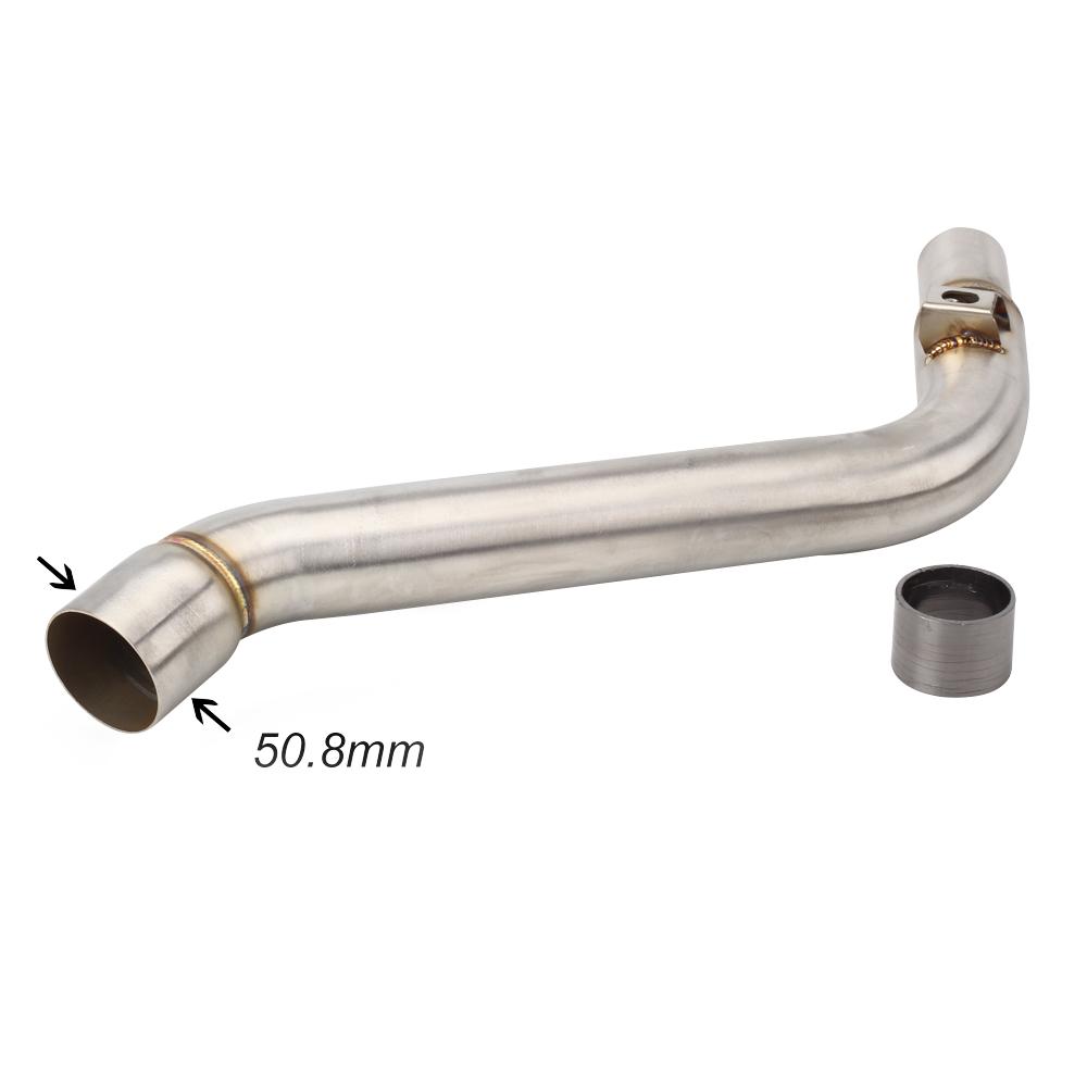 For Suzuki DR 650 1996 1997 1998 1999 2000 to 2020 DR650 SE DR650SE Motorcycle Exhaust Middle Link Pipe