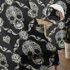 Skull Black Sheer Curtains Window Tulle Curtains For Living Room Bedroom For Kitchen Veiling Curtains Decoration