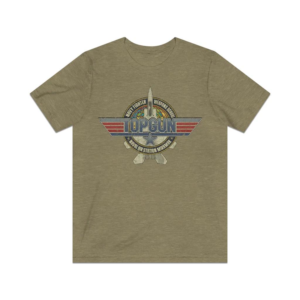 Naval Fighter Weapons School Top Gun 1986 Vintage Men s T shirt S