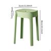 Round Stool Dining Table Dressing Stackable for Living Room Hotel