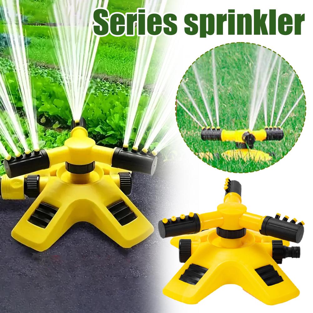 360 Degree Automatic Rotating Garden Lawn Sprinkler Yard Garden Large Area Coverage Water Sprinkler Irrigation Water Sprayer