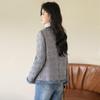 Sibaishe Women's Little Fragrance Style Tweed Down Jacket