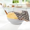 White kitchen bowl 24 cm, 2.5 l