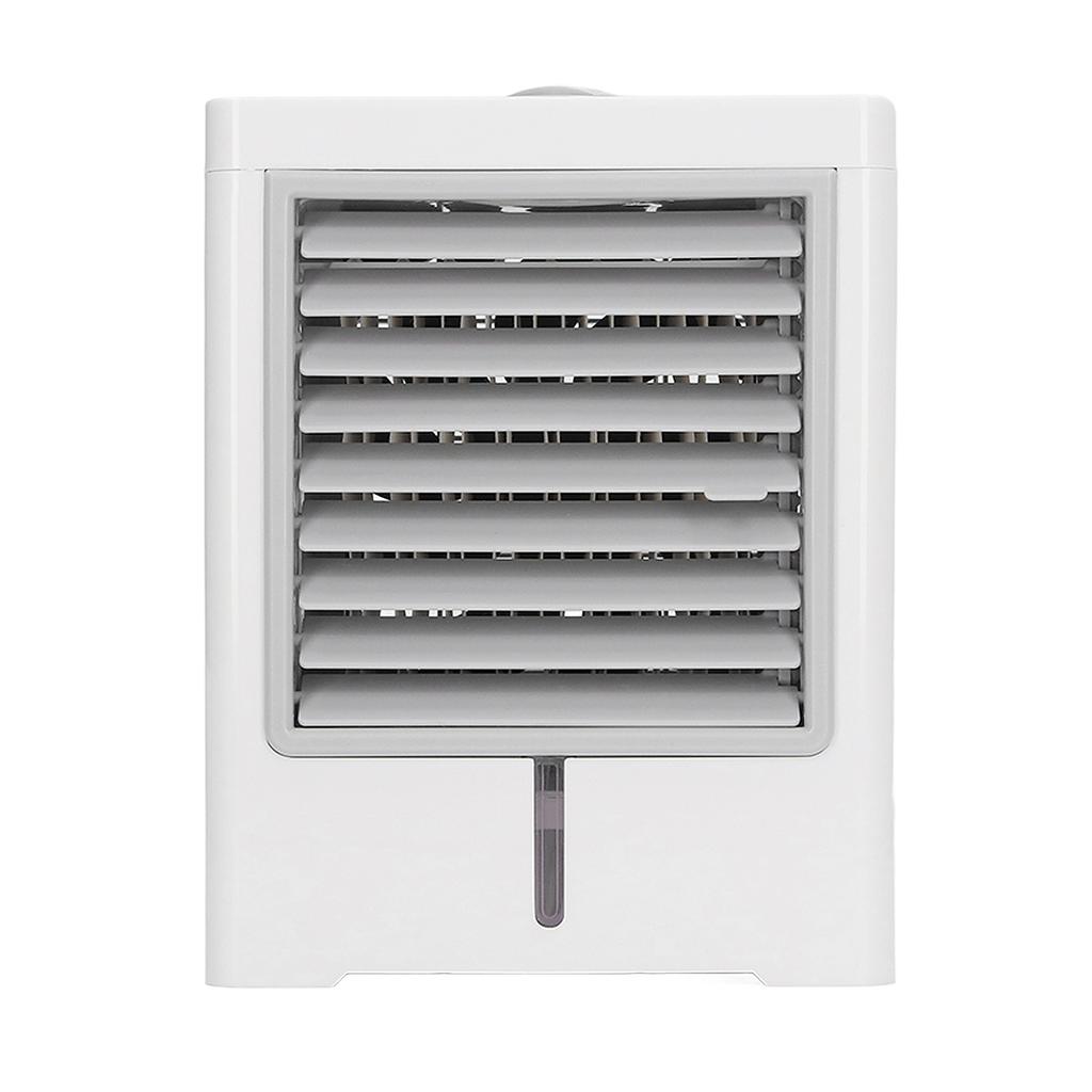 Evaporative Air Cooler Portable Space Air Conditioner Humidifier USB Desk Misting Cooling Fan for Office White