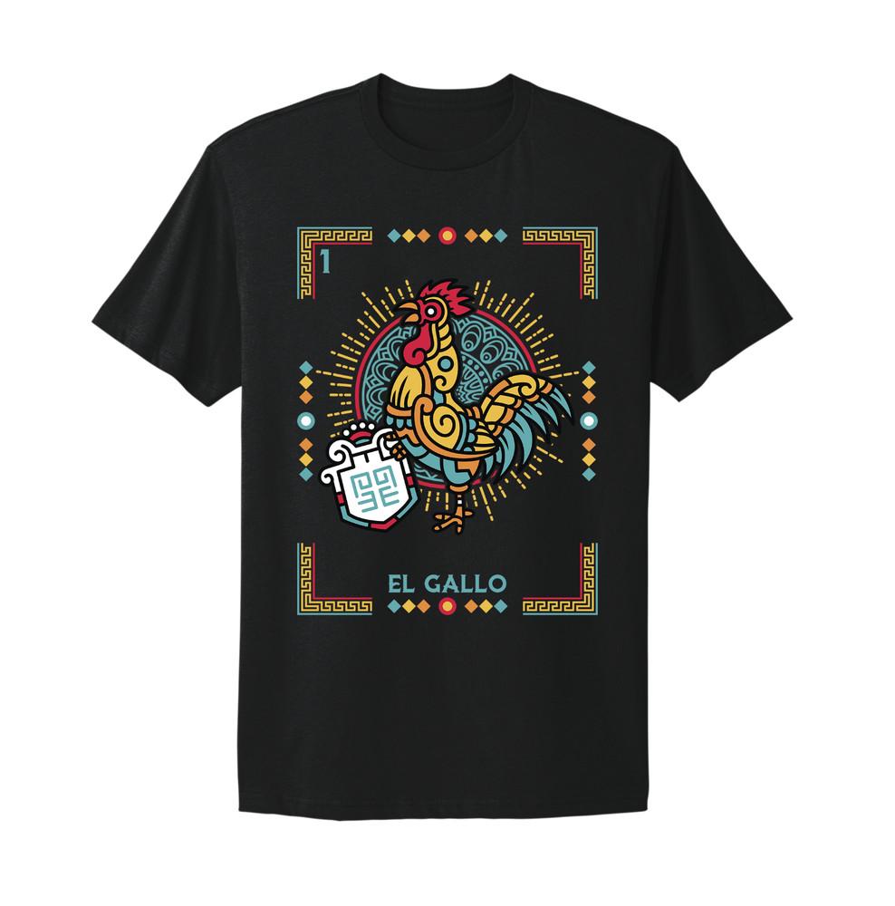 El Gallo Tarjeta Loteria Mexican Bingo T-Shirt Unisex T-Shirt