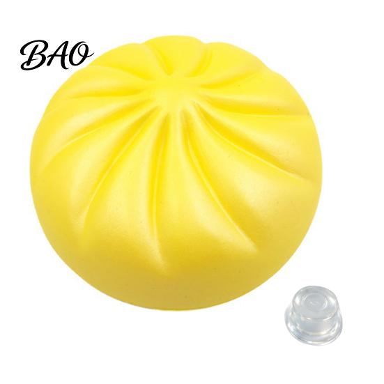 Anxiety Relief Squeeze Toys DIY Dumpling Toy Skin, Fillable Empty Ball Skin with Bun Shape Stress Stopper, Simulated Making Supplies Elastic