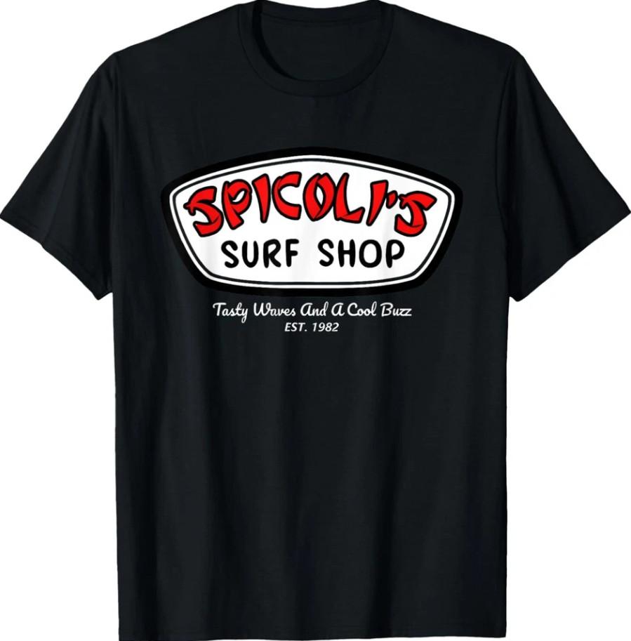 SPICOLI S SURF SHOP Tasty Waves And A Cool Buzz T-shirt S-5XL L