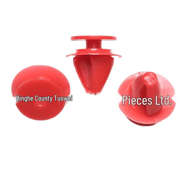 

High-Quality Red Wheel Arch Clips for Toyota Alphard Romeo SteIVio Clear Plastic