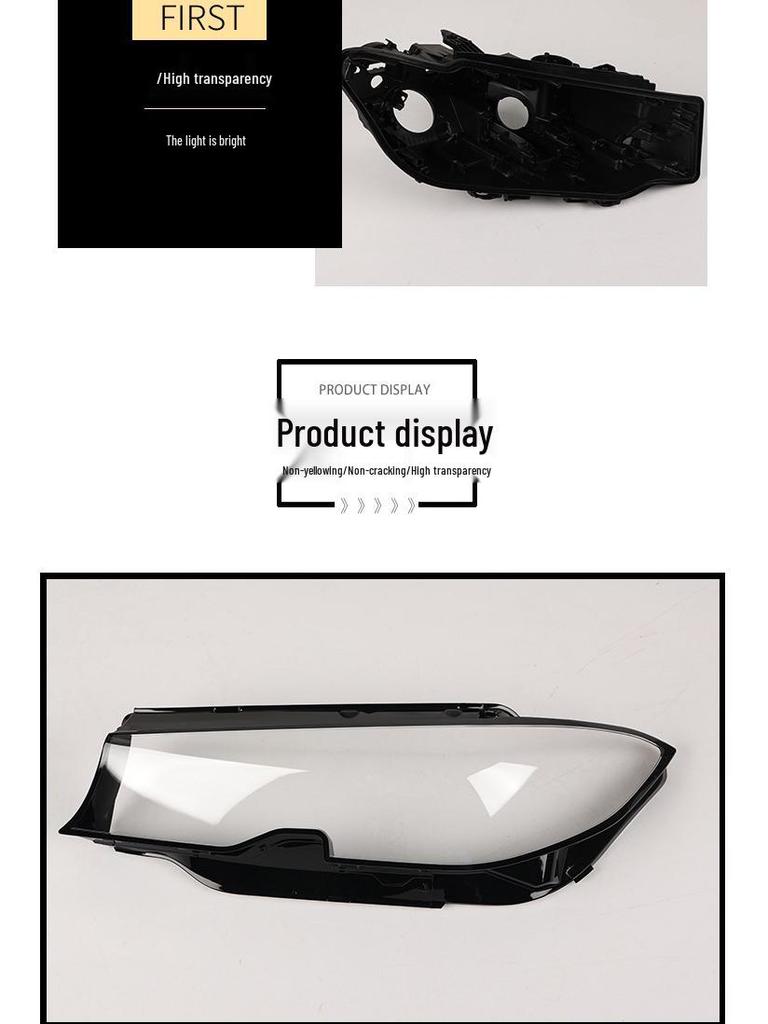 Compatible LED Headlight Rear Cover for 20/21/22 BMW 3 Series G20/G28