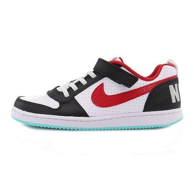 Court Borough Casual Comfortable Lightweight Non-Slip Durable Low-Top Kids Skate Shoes Kids Sneakers White Black Red DQ5355-161