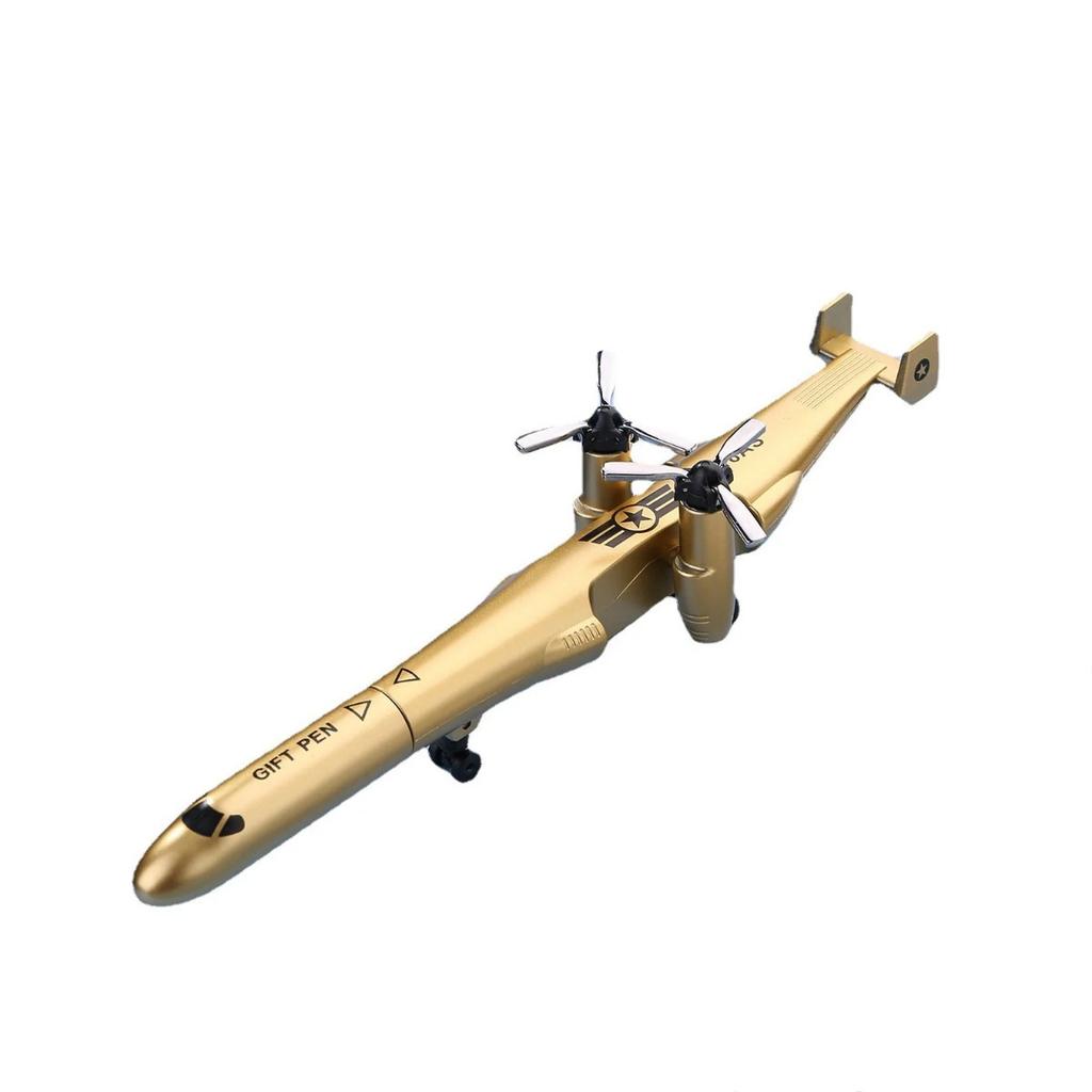 Penna a Sfera Neutra Creativa Aereo Militare 0.38mm Inchiostro Nero Caccia Elicottero Penna Gel Studente Scuola Ufficio Cancelleria Regali