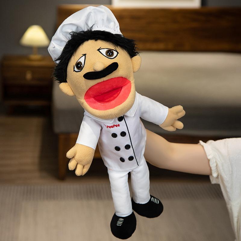 Jeff's Ventriloquence Performs Doll Big Hand Puppet Doll Phoebe Hand Puppet Toy Jeff's Hand Puppet