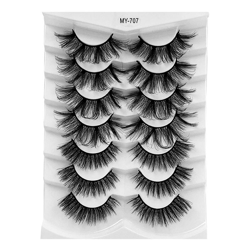 7 Pairs  Lashes Mink Individual Lashes Magnetic Lashes Lashes Extension Lashes That Look Like Extensions Lashes Extension Hk  Lashes Natural Look