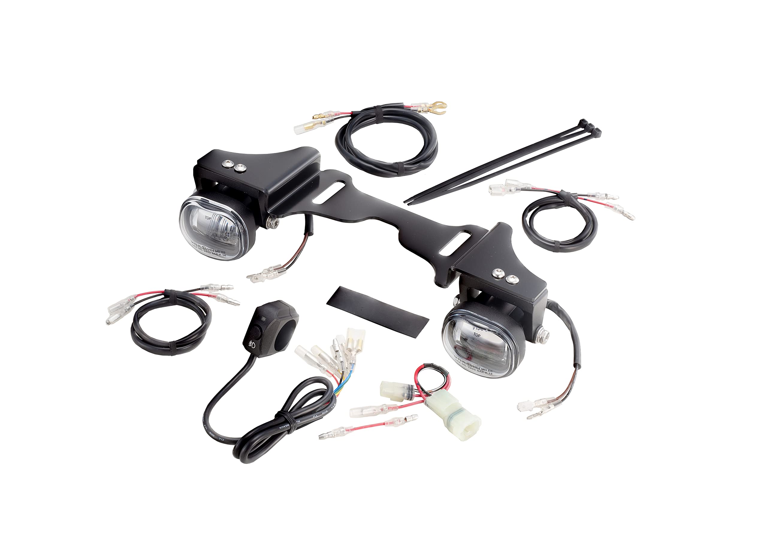 

Kijima Rebel Fog Lamp Kit LED Auxiliary Light Waterproof IP67 x 2 White HONDA REBEL 250/500 (MC49/PC60) 9.0W 5000-6200K 205-6157A белый