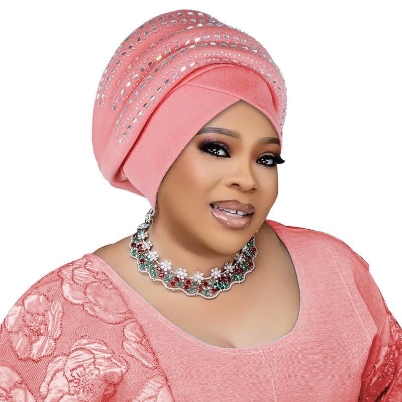 Handmade Diamonds Women's Turban Cap